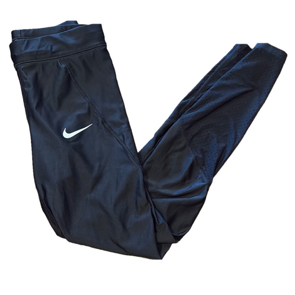 Nike black running tights, XS - Picture 1 of 4